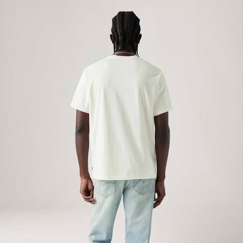 Camiseta Levi's® Graphic Crewneck Branca Manga Curta