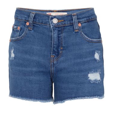 Short Jeans Levi's Infantil Girlfriend Lavagem Escura