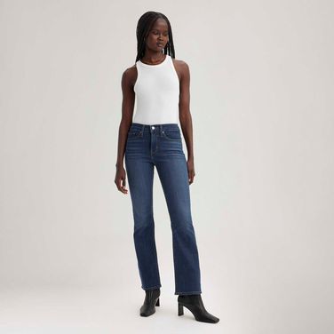 Calça Jeans Levi’s® 315® Shaping Bootcut Lavagem Azul Escura