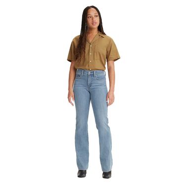 Calça Jeans Levi’s® 315® Shaping Bootcut Lavagem Azul Clara