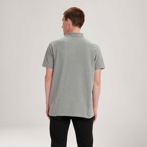Camisa Polo Levi's® Housemark Cinza Manga Curta