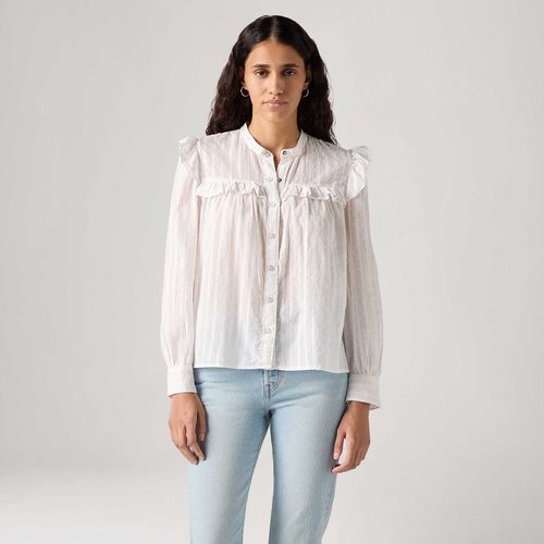 Blusa Levi's® Gianna Branca Manga Longa
