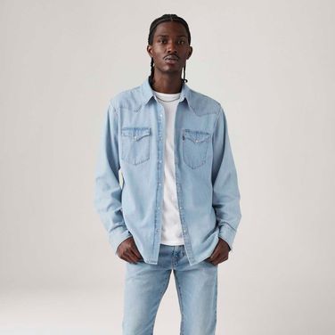 Camisa Jeans Levi's® Classic Western Standard Manga Longa