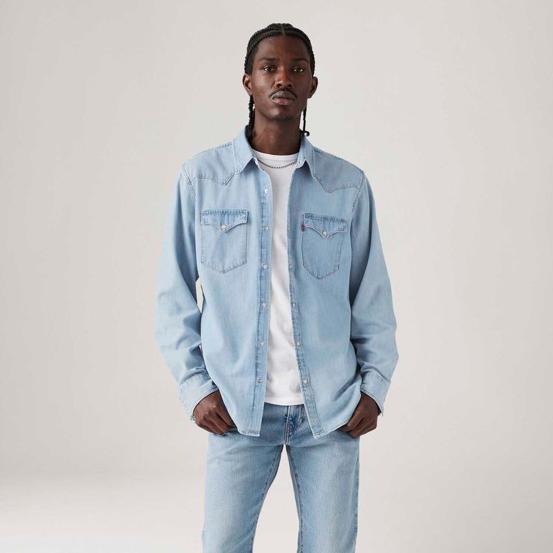 Camisa Jeans Levi's® Classic Western Standard Manga Longa - Levi's