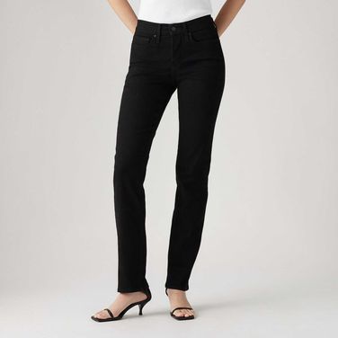 Calça Jeans Levi's® 314 Shaping Straight Preta
