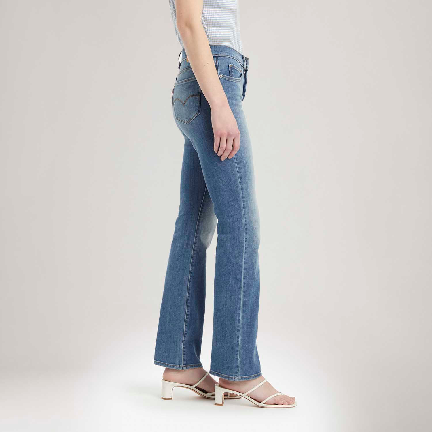 Calça Jeans Levi's® 315 Shaping Boot Lavagem Clara - Levi's® Brasil