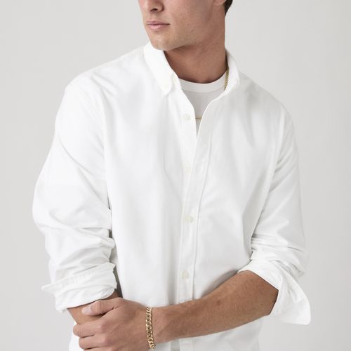 Camisa Oxford Levi's® Authentic Button Down Branca Manga Longa
