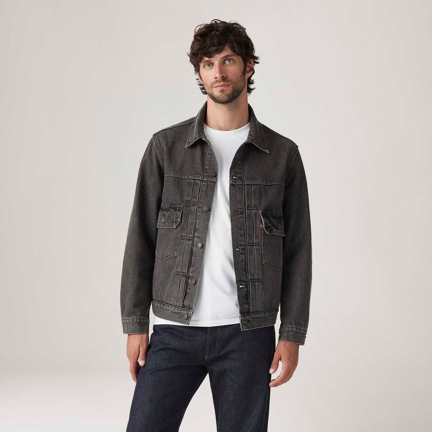 k*z様 Levi's PREMIUM BLACK TYPEII TRUCKER Jaqueta Levi's® Trucker Type II Preta - Levi's® Brasil