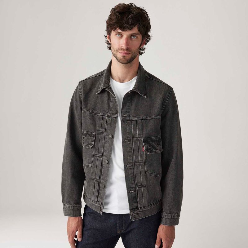 Jaqueta Levi's® Trucker Type II Preta - Levi's® Brasil