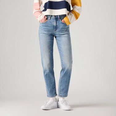 Calça Jeans Levi's® 724® High Rise Straight Lavagem Média