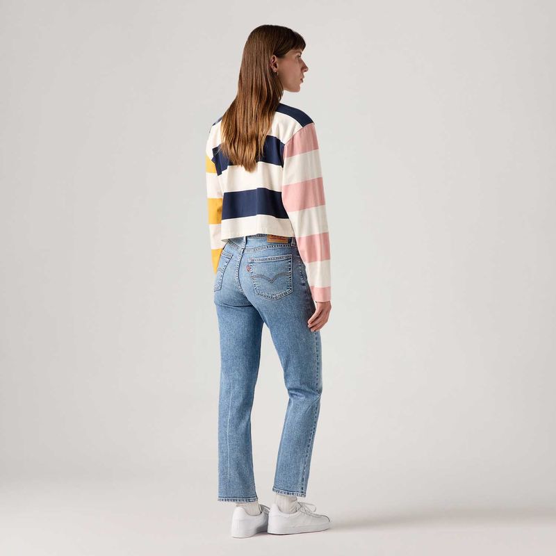 Calça Jeans Levi's® 724® High Rise Straight Lavagem Clara - Levi's
