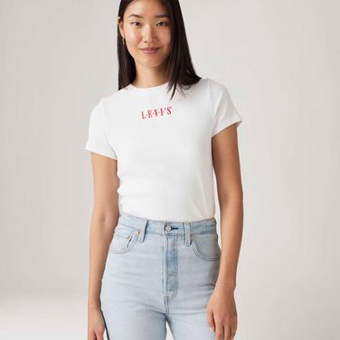 Camiseta Levi's® Essential Branca Manga Curta