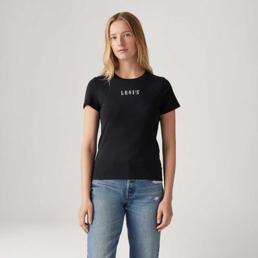 Camiseta Levi's® Essential Preta Manga Curta