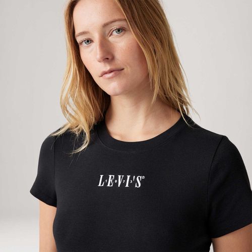 Camiseta Levi's® Essential Preta Manga Curta