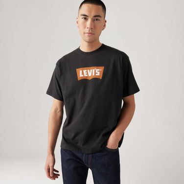 Camiseta Levi's® Vintage Batwing Graphic Preta Manga Curta