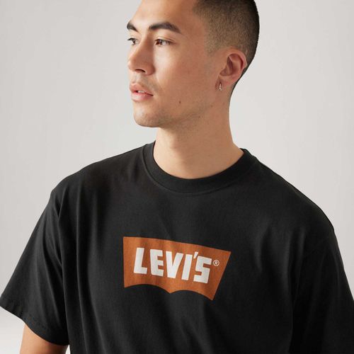 Camiseta Levi's® Vintage Batwing Graphic Preta Manga Curta