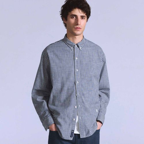 Camisa Levi's® Blue Tab Relaxed Manga Longa Xadrez