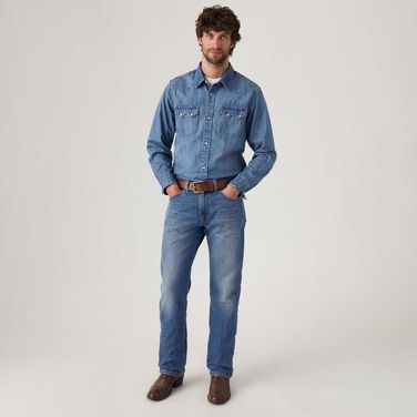 Calça Jeans Levi's® 557® Western Straight Lavagem Média