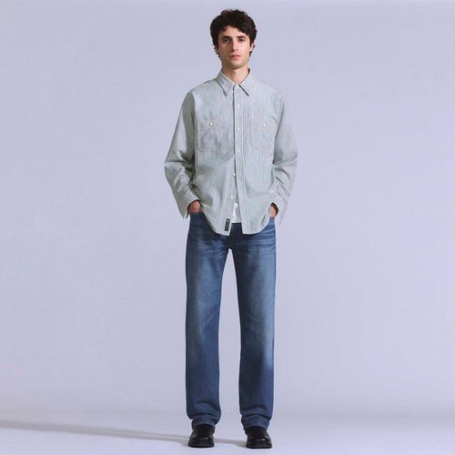 Calça Jeans Levi's® Blue Tab Anchor Relaxed Straight Lavagem Média
