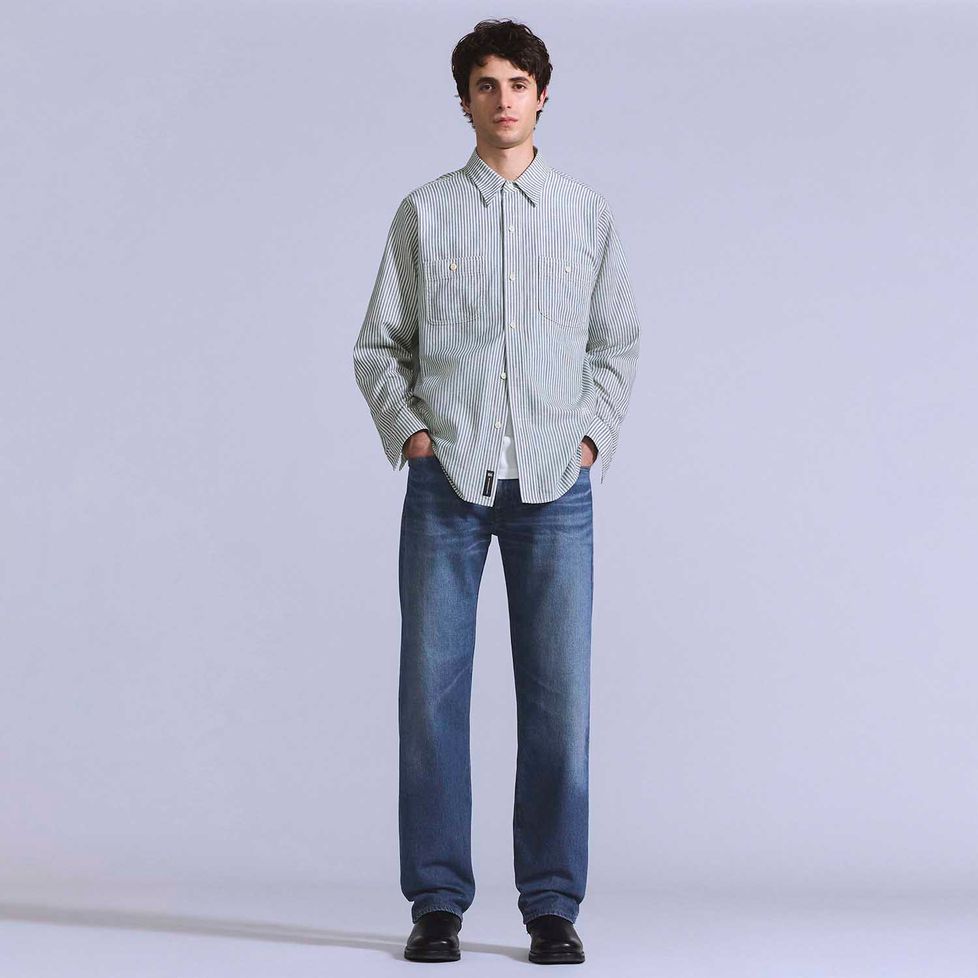 Calça Jeans Levi's® Blue Tab Anchor Relaxed Straight Lavagem Média