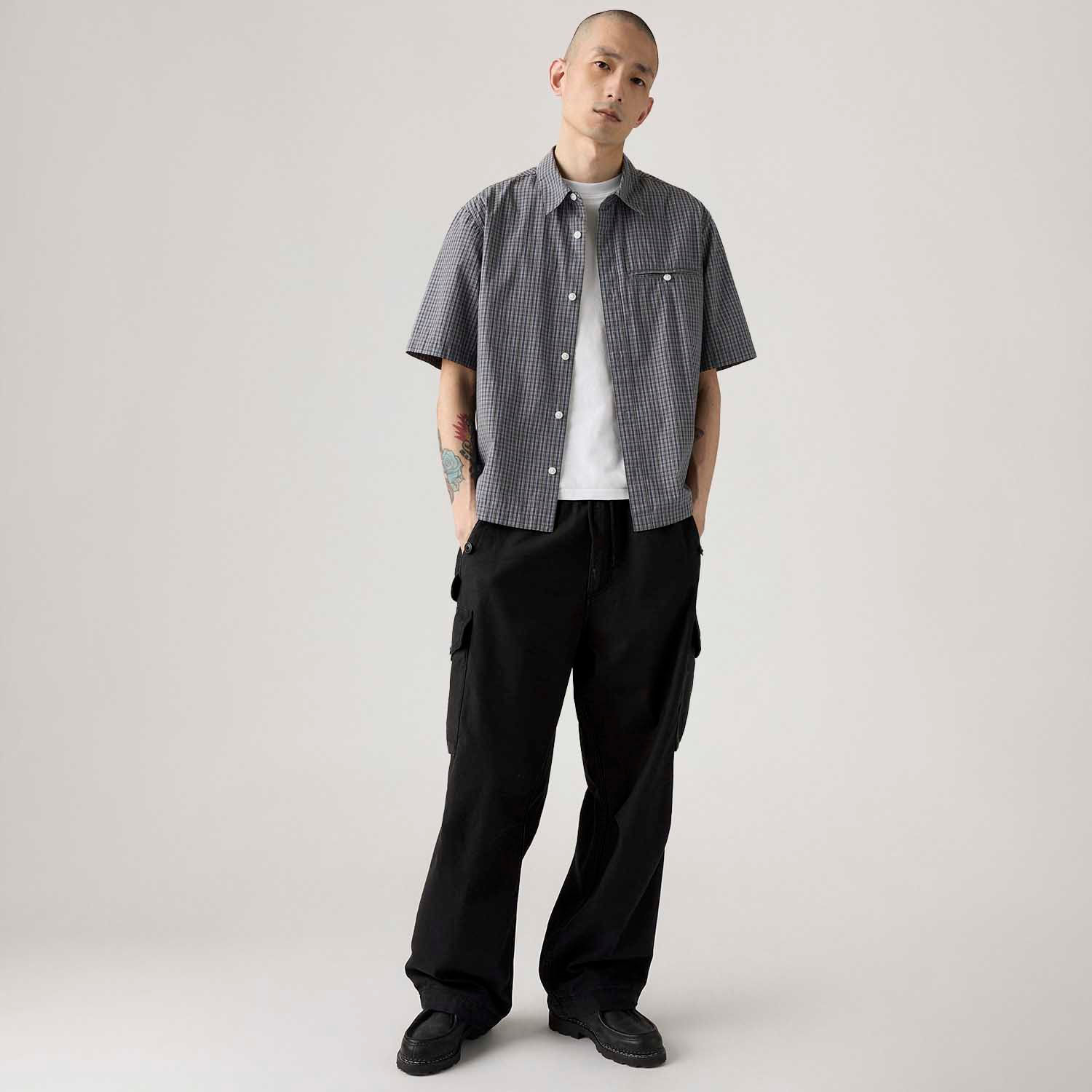 Calça Levi's® Baggy Field Cargo Preta - Levi's® Brasil