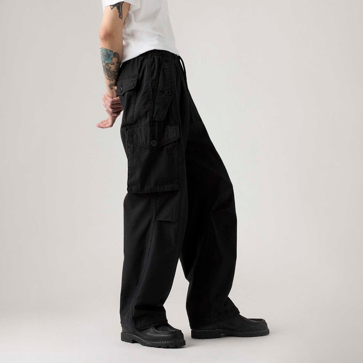 Calça Levi's® Baggy Field Cargo Preta - Levi's® Brasil