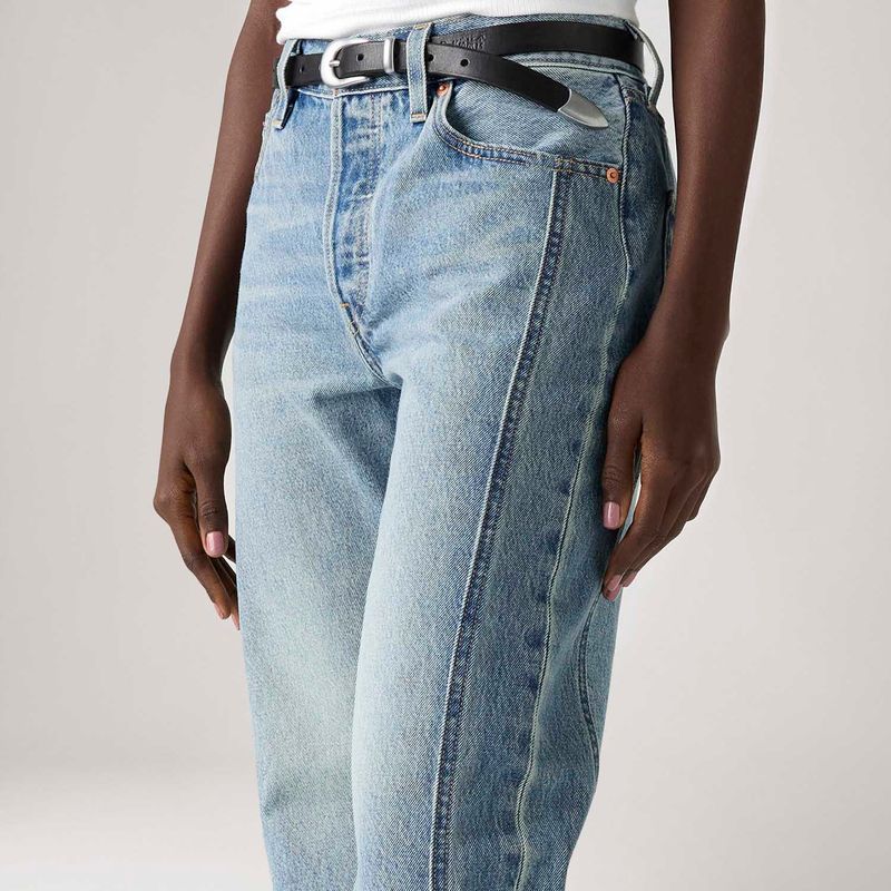 Calça Jeans Levi's® 501® 90's Western Chaps Lavagem Média - Levi's