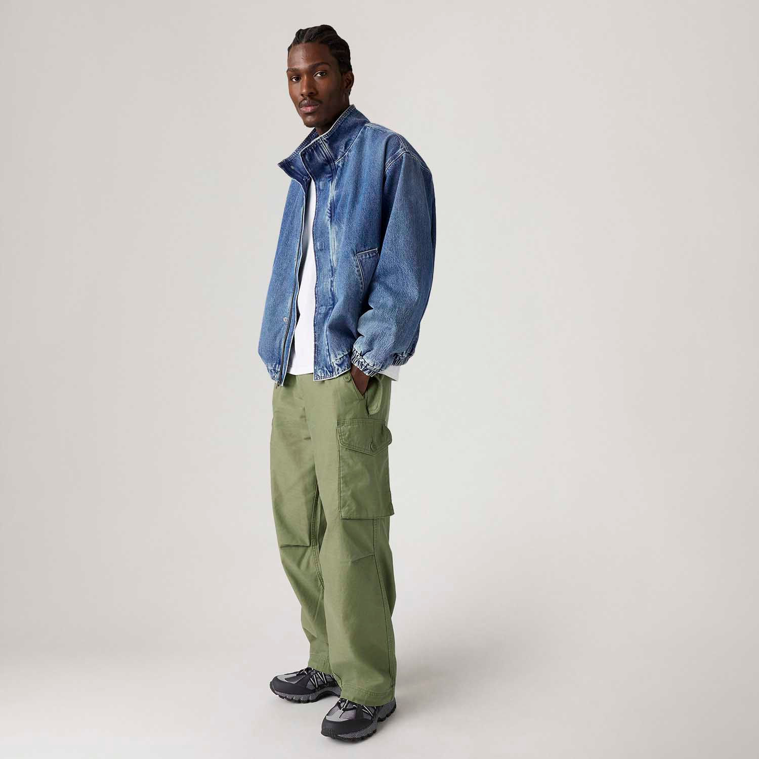【80s〜90s】 Levi's baggy cargo pants ノームコア Calça Levi's® Baggy Field Cargo Verde - Levi's® Brasil