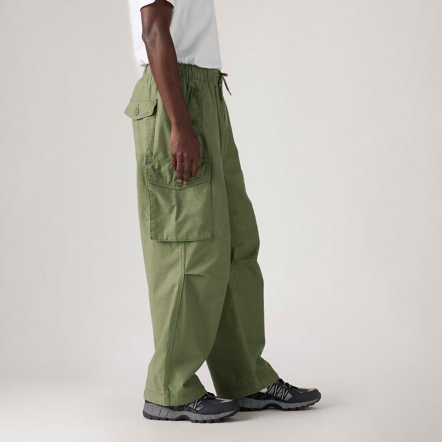 Calça Levi's® Baggy Field Cargo Verde - Levi's® Brasil