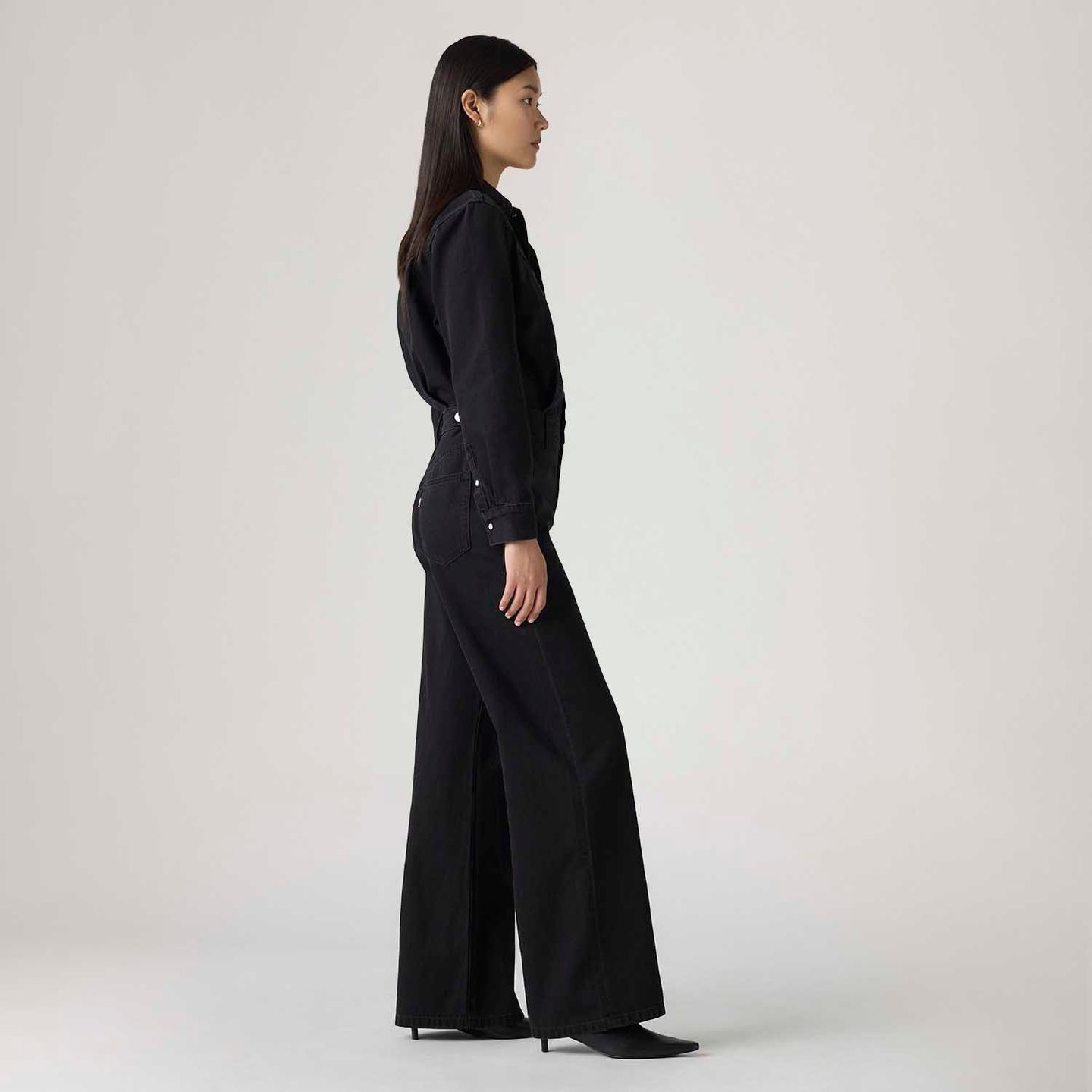 Macacão Levi's® Rinoa Wide Leg Preto - Levi's® Brasil