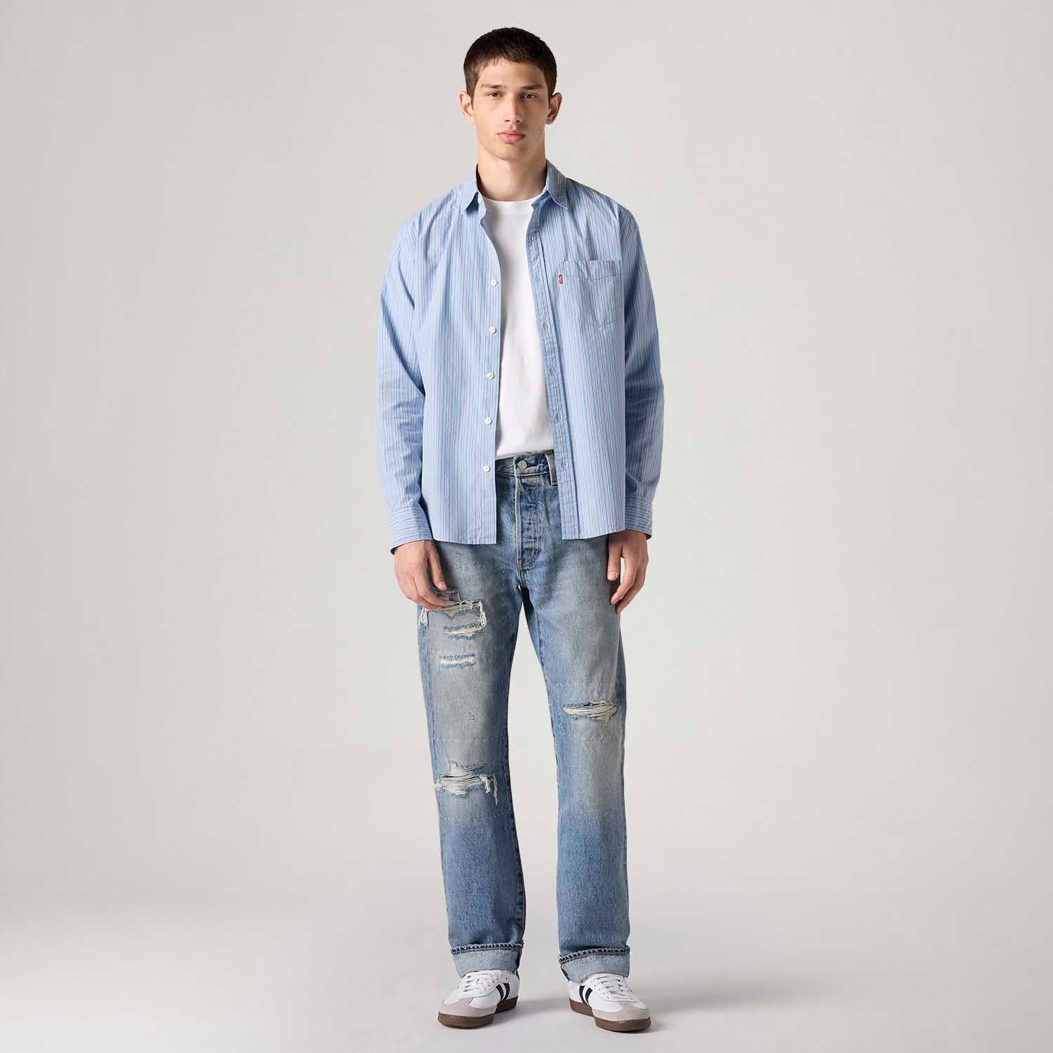 Calça Jeans Levi's® 501® Original Lavagem Média - Levi's® Brasil