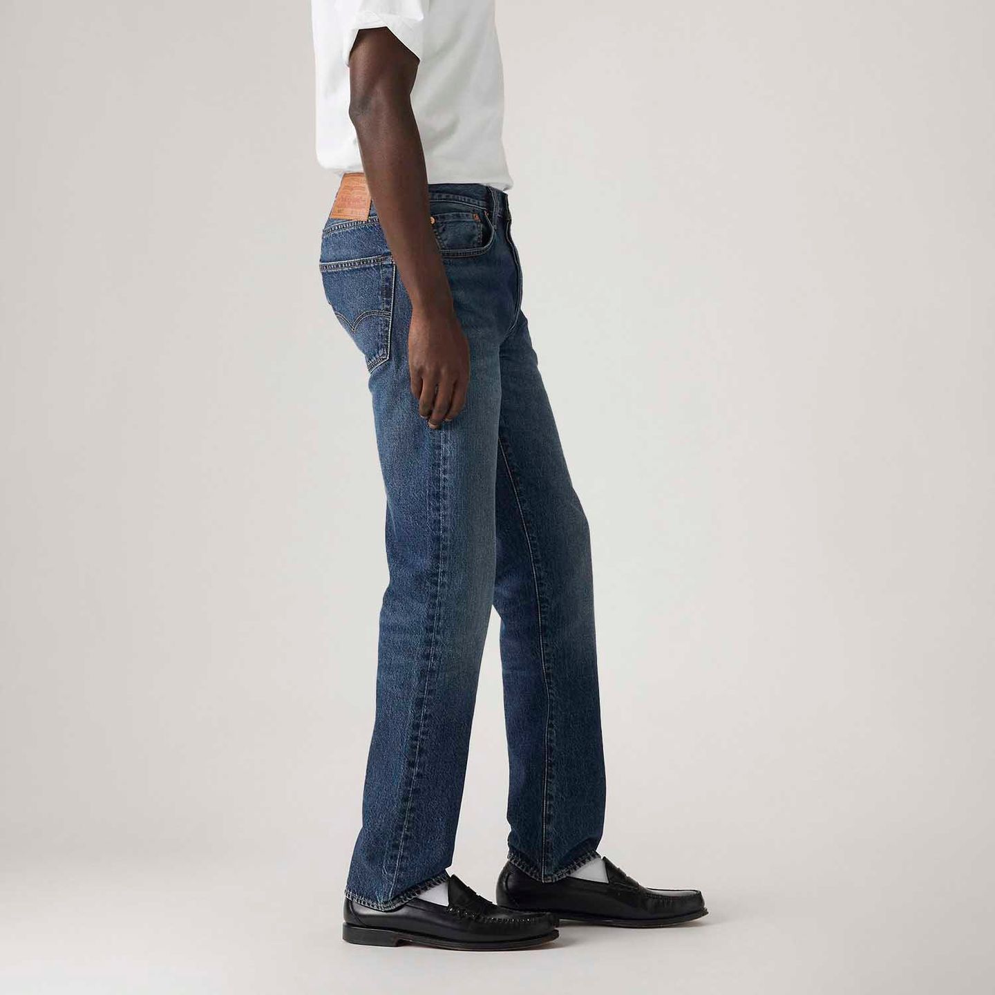 Calça Jeans Levi's® 501® Original Thermodapt Lavagem Escura