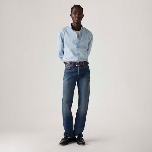 Calça Jeans Levi's® 501® Original Thermodapt Lavagem Escura