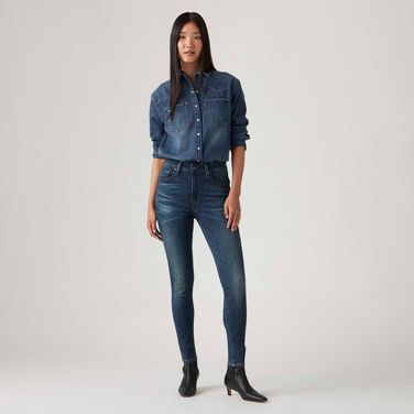Calça Jeans Levi's® 721® High Rise Skinny Lavagem Escura