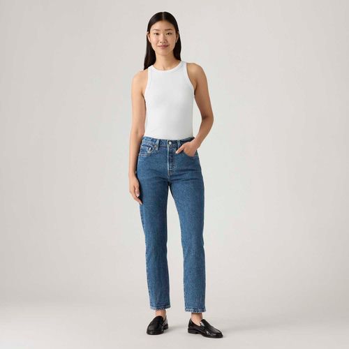 Calça Jeans Levi's® 501® Crop Lavagem Escura