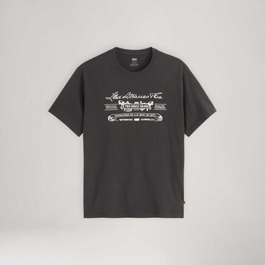 Camiseta Levi's® Relaxed Preta Manga Curta