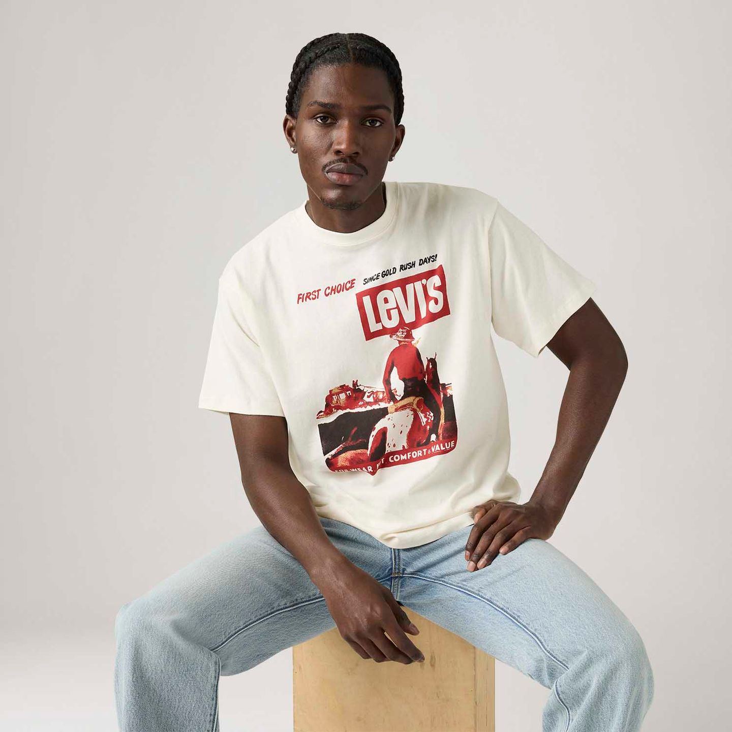 アート・デザイン・音楽 LEVI'S VINTAGE CLOTHING 2014 SS/AW Camiseta Levi's® Vintage Graphic Manga Curta - Levi's® Brasil