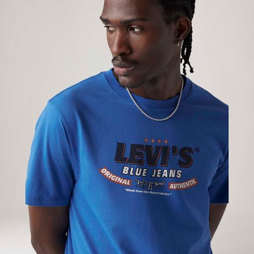 Camiseta Levi's® Graphic Crewneck Azul
