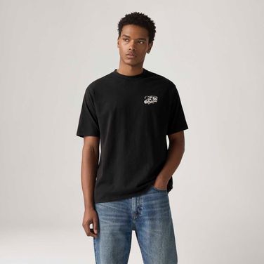 Camiseta Levi's® Vintage Graphic Preta Manga Curta