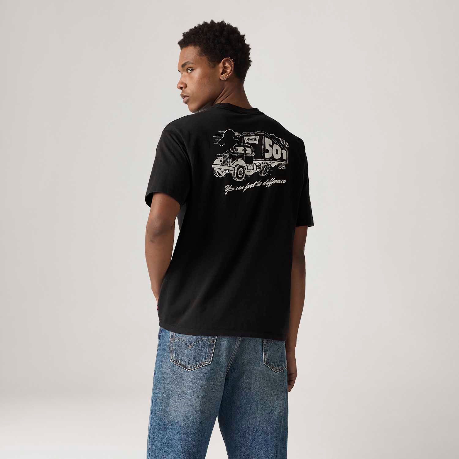 Camiseta Levi's® Vintage Graphic Preta Manga Curta - Levi's® Brasil