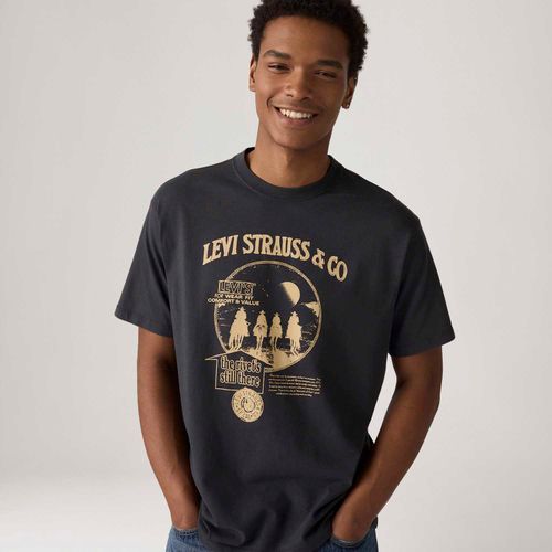 Camiseta Levi's® Vintage Graphic Preta Manga Curta