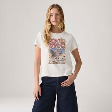 Camiseta Levi's® Graphic Boxy Branca