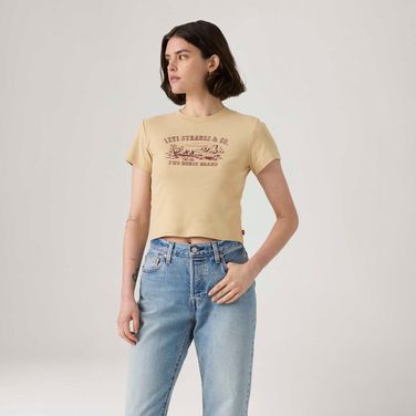 Camiseta Levi's® Essential Sporty Tee Bege
