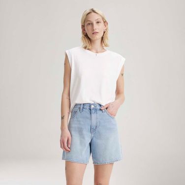 Camiseta Levi's® Muscle Tee Boxy Tank Branca