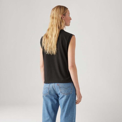 Camiseta Levi's® Muscle Tee Boxy Tank Preta