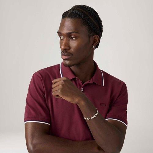 Polo Levi's® Slim Housemark Vermelha