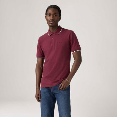 Polo Levi's® Slim Housemark Vermelha