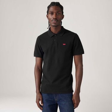 Polo Levi's® Slim Housemark Preta