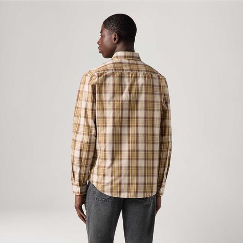 Camisa Levi's® Classic Standard Manga Longa Marrom