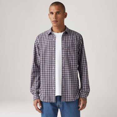 Camisa Levi's® Classic Standard Manga Longa Xadrez